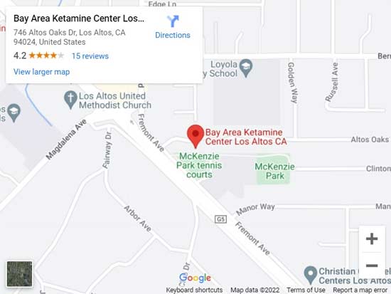 Get Directions to Bay Area Ketamine Center in Los Altos, CA